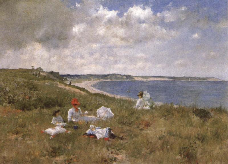 William Merrit Chase Idle Hours oil painting image